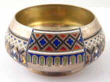 A Russian silver and enamel salt 14da09