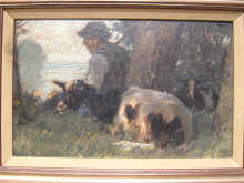 A late 19th./early 20th century oil