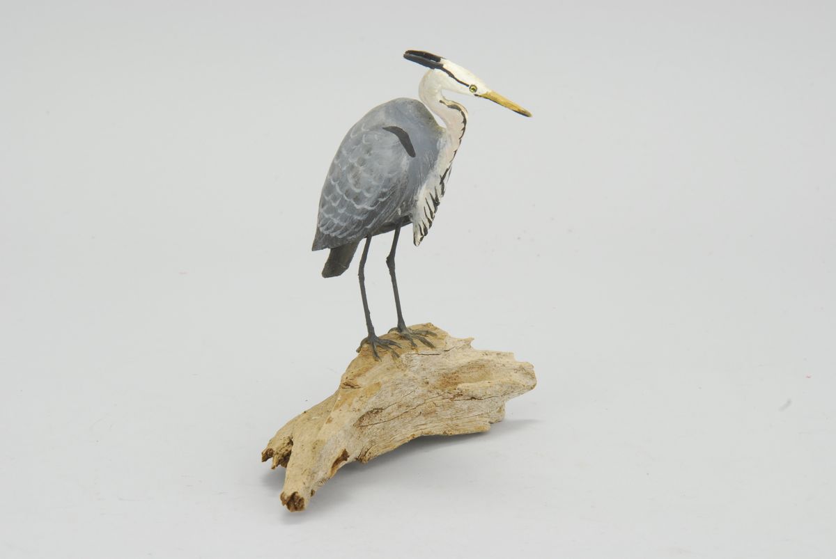 MINIATURE GREAT BLUE HERONBy Peter Peltz