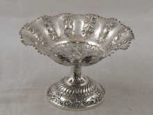 A silver bon bon dish on pedestal 14dd8a