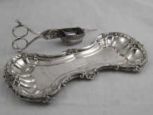A pair of close plated silver snuffers 14ddc8