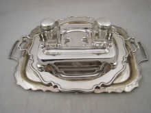 A silver plated treasury style