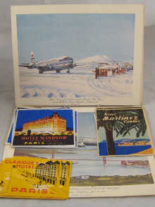 A quantity of Pan Am memorabilia