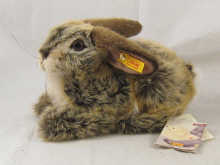 A Steiff rabbit complete with original