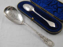 A silver lace back trefid spoon 14dea6