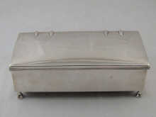 An Irish silver cigarette box Dublin 14dee8