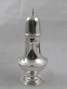 A silver sugar caster Mappin &