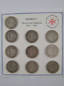 A collection of ten pre 1920 half crown