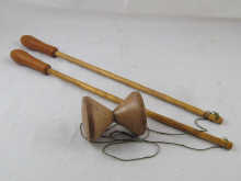 An early 20th century diabolo toy.