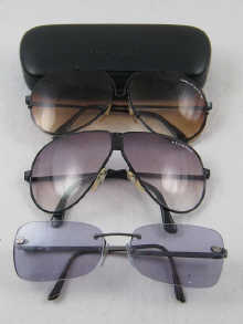 Three pair of sunglasses Porsche 14dfa2