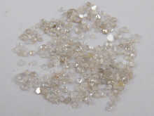 A quantity of loose polished diamonds