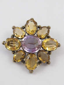 An antique amethyst and citrine 14dff9