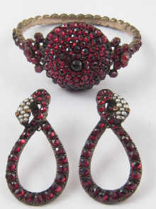 A fine Victorian Bohemian garnet