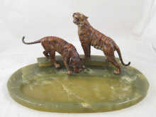 A fine pair of cold painted bronze 14e080