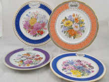 Three R.H.S. Flower show plates 1991