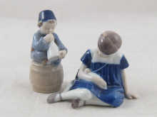 Two Royal Copenhagen ceramic figures