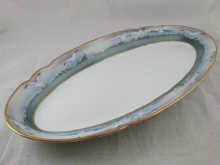 A long oval ceramic fish plater