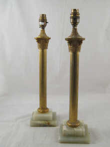 A pair of gilt Corinthian column 14e0aa