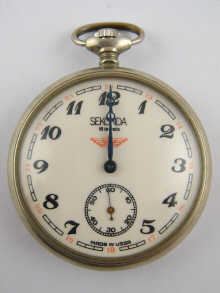A Sekoda pocket watch made in 14e174