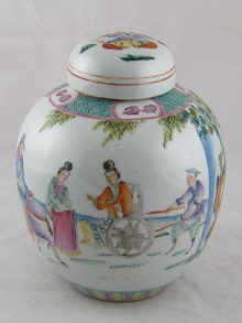 A Chinese ginger jar and cover 14e190