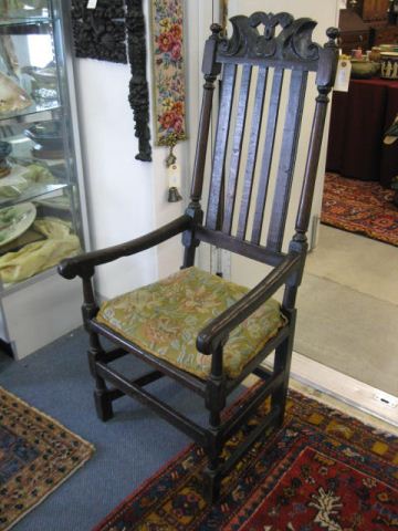 Cromwellian Period 1650 Arm Chair 14e208