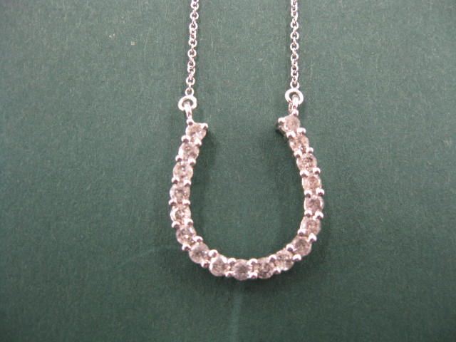 Diamond Horse Shoe Shaped Pendant 14e22d