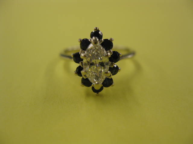 Diamond Sapphire Ring 46 carat 14e252