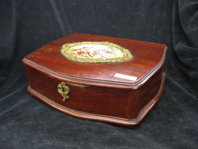 Victorian Mahogany Jewelry Box