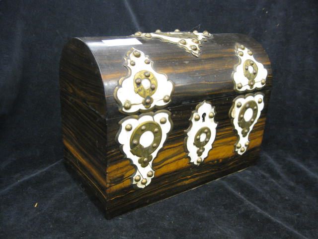 English Rosewood Ivory Box locking 14e25d