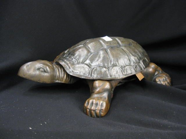 Scarce Mechanical Figural Turtle Spitoon