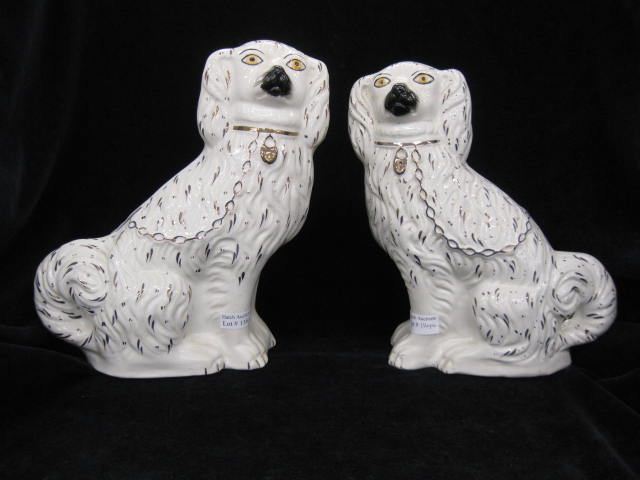 Pair of Staffordshire Dog Figurines