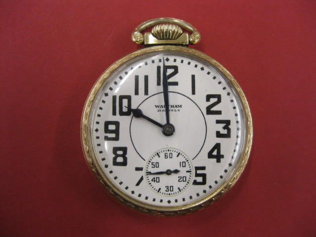 Waltham Railroad Pocketwatch 21 14e2a3