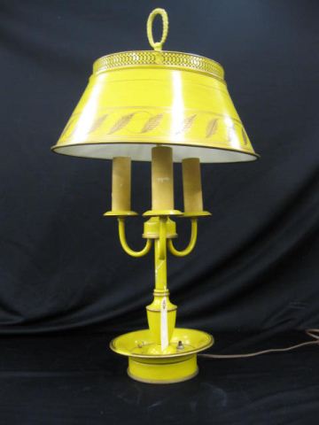 Tole Style Tin Lamp triple light