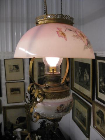 Victorian Hanging Lamp Wavecrest 14e2d1