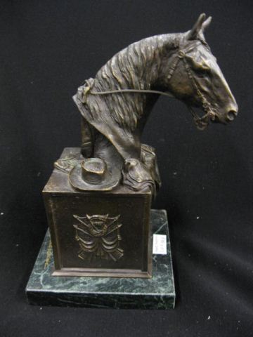 Chilmark Bronze of Horse Head Memorial 14e2d3