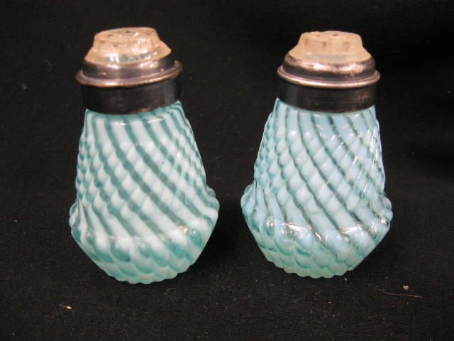 Pair of Victorian Blue Opalescent 14e2e3