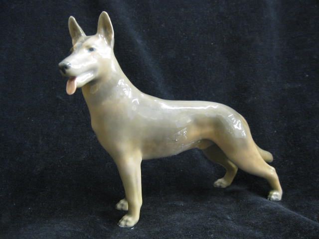 Royal Copenhagen Porcelain German ShepherdFigurine