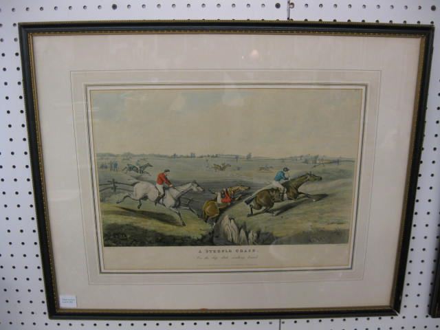 1832 Steeple Chase Engraving image 14e361