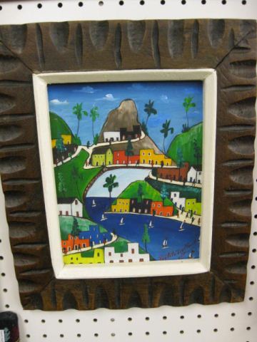 Haitian Painting by Prefete Duffaut 14e38d