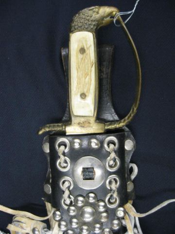 Pair of Corono Swords brass carved 14e3a6