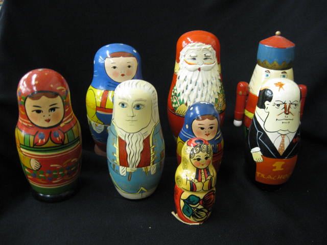 Collection of Russian Stacking Dolls