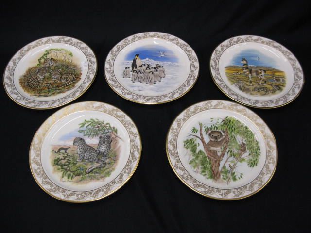 5 Lenox Porcelain Plates ''Nature's