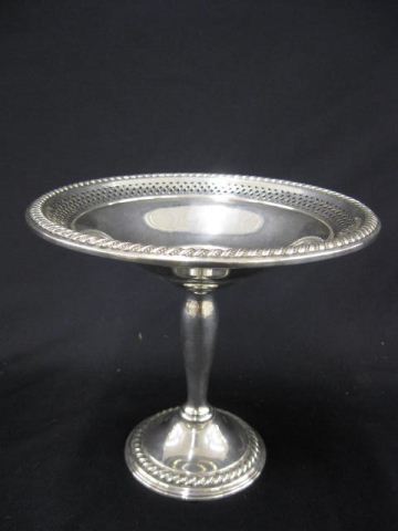 Sterling Silver Tall Compote gadroon 14e3db