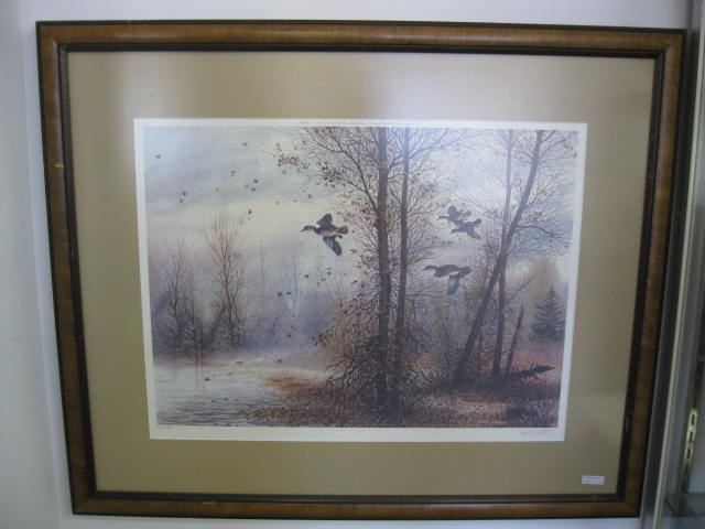 John L. Carter Lithograph Wood