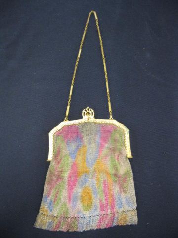 Whiting & Davis Mesh Evening Bag colorful