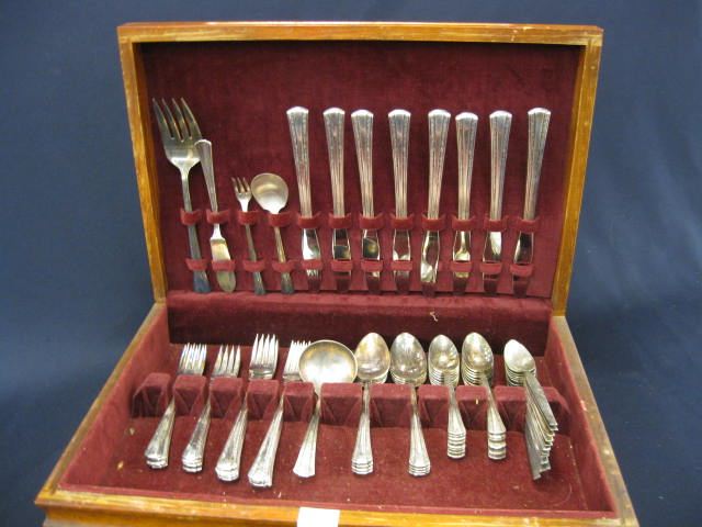 53 pc. Silverplate Flatware Service