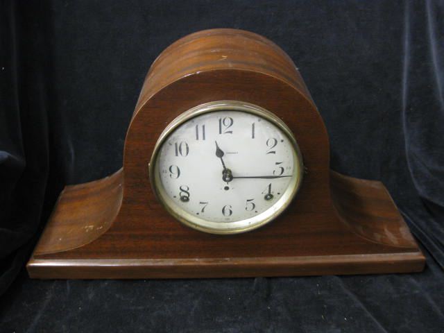 Seth Thomas Mahogany Mantle Clock 14e40d