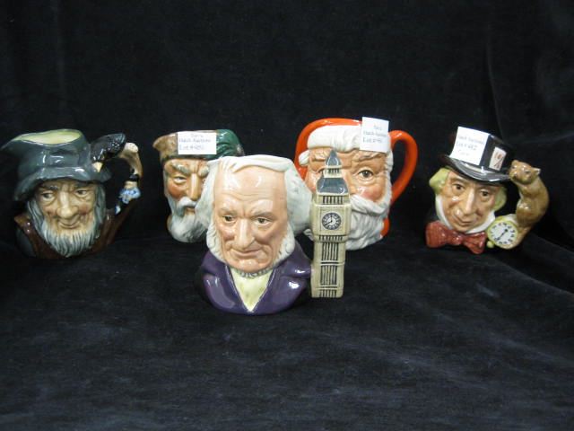 5 Royal Doulton Character Mugs small