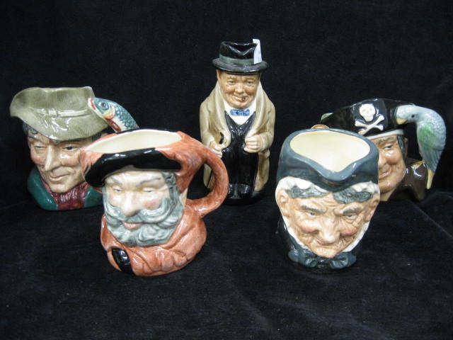 5 Royal Doulton Character Mugs small