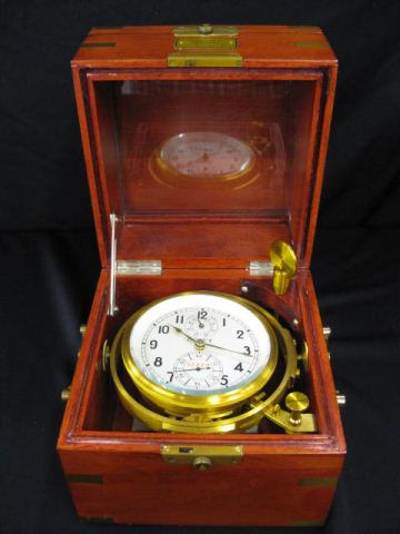 Russian Ship's Clock in Box fine